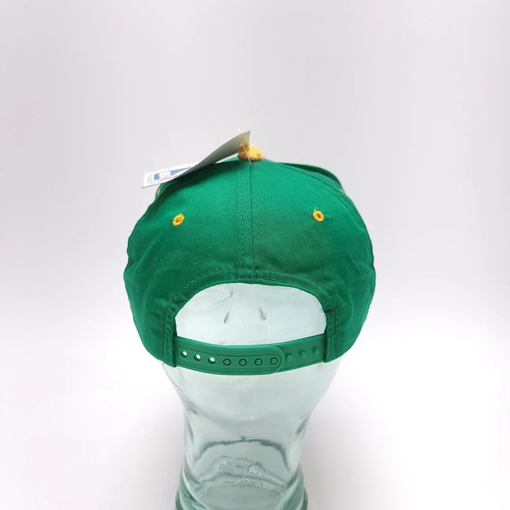 Vintage‎ Seattle SuperSonics Snapback Hat Drew Pearson NBA Green Yellow Skyline